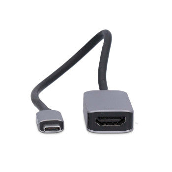 USB-C™ Adapter | USB 3.2 Gen 1 | USB-C™ Male | HDMI™ Output | 8K@60Hz | 0.20 m | Round | Nickel Plated | PVC | Black | Box USB-C™ Adapter | USB 3.2 Gen 1 | USB-C™ Male | HDMI™ Output | 8K@60Hz | 0.20 m | Round | Nickel Plated | PVC | Black | Box